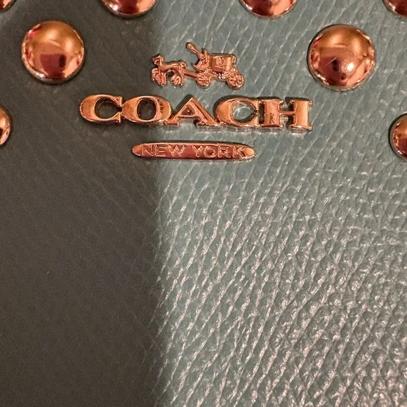 Authentic Coach Studded Quinn Mini Crossbody Bag